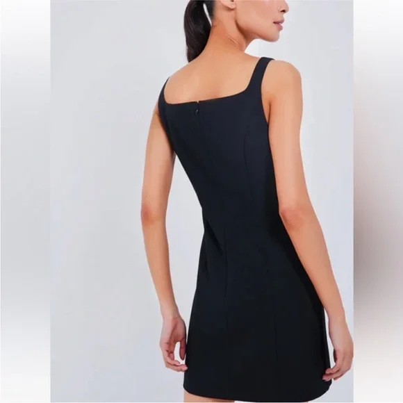 Hyacinth House Holly Golightly Black Mini Dress Size Medium NWT - Picture 2 of 6